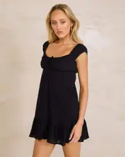 [Mooloola] Mooloola Women's Aureli Dress in Black 0 Black