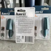 Anvil 2 in 1 Caulk Finishing Tool Smoothes Caulk & Reseals Cartridge Nozzle 3pk