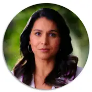 Tulsi Gabbard - Circle Sticker Decal 3 Inch - Hawaii Election Vote