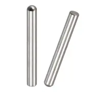 10x100mm Dowel Pins, 2pcs Round Head Flat Chamfered End Dowel Pin