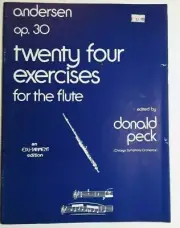 "Twenty Four Exercises for the Flute", by Anderson, Opus 30 - FREE SHIPPING!