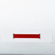 Apple iWatch 42mm 44mm 45mm 3 4 5 6 7 8 9 SE Braided Solo Loop Band - Red Size 7