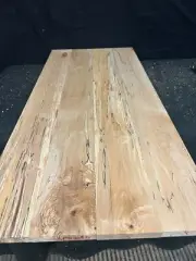 4pc Spalted Hard Maple Woodworking Lumber Craft Pack - 40" x 4 1/2" x 13/16"