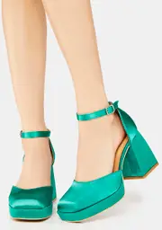 Emerald Simply The Best Block Heels