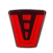 F1 Style LED Car Tail Flashing Brake Light Rear Bumper Diffuser Fog Lamp V Shape (for: Subaru)
