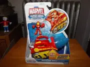 PLAYSKOOL, MARVEL SUPER HERO ADVENTURES, REPULSOR DRILL WITH IRON MAN, NIB 2011