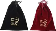 LALAFINA Workmanship Hair Dryer Storage Bag Drawstring Container for Blow Dryer Hotel Home