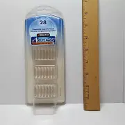 New & Sealed 28 Pack Reach Access Daily Flosser Disposable Snap-On Floss Heads