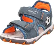 [Superfit] Boys' Mike 3.0 Sandals, Blue/orange 8010, 35 EU