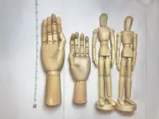 Wooden Mannequin Hand Body Figure RotatableModels Drawing Decoration Display
