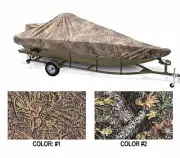 CAMO STYLED TO FIT BOAT COVER COMPATIBLE WITH QUINTREX 460 DORY 2013-2014