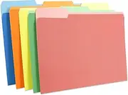 RAYSON Letter-Size Manila File Folders - Office Supplies File Holder, 1/3-Cut Tab, Assorted Colors, Organize and Colorize Your Documents!