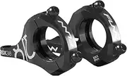 Funn RSX Mountain Bike Direct Mount Bike Stem with 31.8mm Bar Clamp, 2 Pieces Lightweight Split Design for Dual Crown Forks, Adjustable Extension 45-50mm