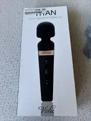 Titan Touch Panel Wand Massager Black New Never Opened!