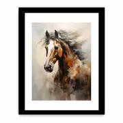 Modern Horse Art Framed print Art Poster