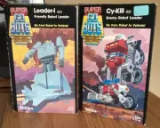 Vintage Super Go Bots GoBots Leader-1 024 & Cy-Kill 021 6” NIB Friendly/Enemy