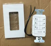 NEW - CASE OF 15 - Acuity Controls PTSA 720 WH Preset Timer Switch