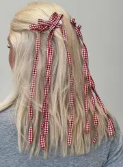 Tinashel Hair Bow Red