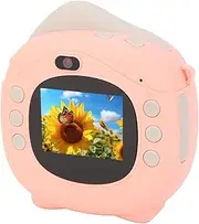 VELATEMOR Thermal Print Selfie Digital Camera, Print Digital Camera Photo Frame Portable 12MP Built in Microphone Multiple Zoom 2 Inch Screen for Travel (64GB)