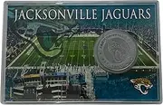 Highland Mint NFL Jacksonville Jaguars 4" x 6" Stadium Challenge Coin With Protector, One Size, Team Colors