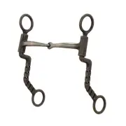 Ken McNabb Buffed Black Sweet Iron Snaffle Bit