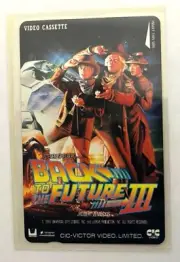 BACK TO THE FUTURE III Phone Card Japanese Japan RARE
