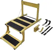 Extreme Max 3005.4246 Deluxe Dog Ladder/Ramp Platform - Tan