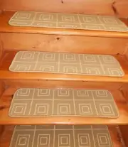 15 = STEP 9" x 30" Premium Wilton Wool Carpet STAIR TREADS .