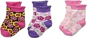 [Jefferies Socks] Baby Girls' Daisy Triple Treat Socks 3 Pair Pack