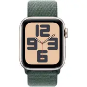 Apple Watch SE 40mm Starlight Aluminium Case GPS + Cellular Sport Loop (Lake Green) [2024]