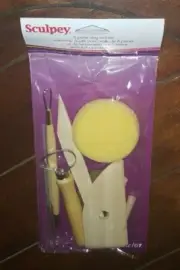 Sculpey 8pc Clay Tool Set: Rib/Sponge/Scraper/Cutter/Molding Tool + More ~ A8PS