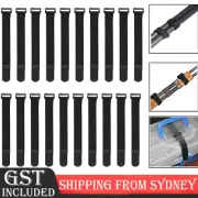 24PCS Fishing Rod Tie Strap Tackle Wrap Band Pole Holder Fastener Fishing Tools