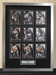 Brisbane Broncos - NRL 2019 Traders - Framed NRL Trading Cards - Silver Set