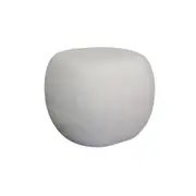 Modern Furniture ROCCO Indoor & Outdoor Pebble Side Table Stool - White Concrete