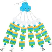HOMOBABE Colorful Parrot Chew Toy for Birds Hanging Cage Accessory for Use Versatile Bird Biting Toy Home Decor