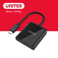 在飛比找蝦皮商城優惠-UNITEK USB-C to雙HDMI 2.0版轉換器(Y