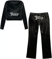 [Juicy Couture] Women's Bling Velour Tracksuit