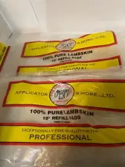 Applicator & More Lambskin Floor Finishing Applicators Replacement Pads 10 in.