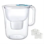 Stefani 3.8 Litre Water Filter Jug With 2 Replacement Filters - Value Pack