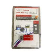 Wintec Filemate Color mini 8 GB USB 2.0 Flash Drive - Red