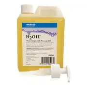 New Melrose H2Oil Water Dispersible Massage Oil 1L Pump