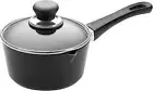 Scanpan 10001200 Classic Saucepan, 16cm/1 Litre Capacity, Black, 1.25-Quart