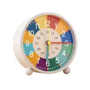1X(Bedside Table Non-Ticking USB Table Clocks for Early Education and8544