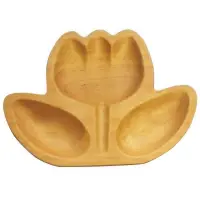 在飛比找蝦皮購物優惠-日本進口 PETITS ET MAMAN 兒童餐盤 木頭餐盤