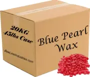 Blue Pearl Wax Rose Water Bead Hard Wax (Stripless) Bulk Case 45lbs