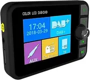 2.4 Inch LCD Car DAB/DAB+ Radio, BandⅢ 170-240MHz DAB/FM 87.5-108MHz, 3.5mm Aux Output, Car Charger, Antenna Support, Handsfree Call, Non Destructive Installation