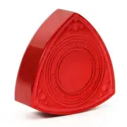 ROTOR SHAPED BRAKE / CLUTCH MASTER CYLINDER CAP COVER RX-7 RX7 13B 20B RED