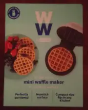 Weight Watchers By Dash Single Serve Mini Waffle Maker 4" Surface, Color: White
