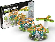 Geomag - Mechanics Motion Magnetic Gears - Educational and Creative Game for Children - Magnetic Building Blocks, Recycled Plastic - Set of 160 Pieces, Multi-Coloured, 768