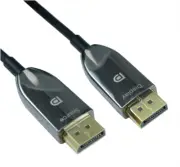 49ft DisplayPort to DisplayPort FIBER OPTIC (v1.4/4K@60) Cable Gold Plated